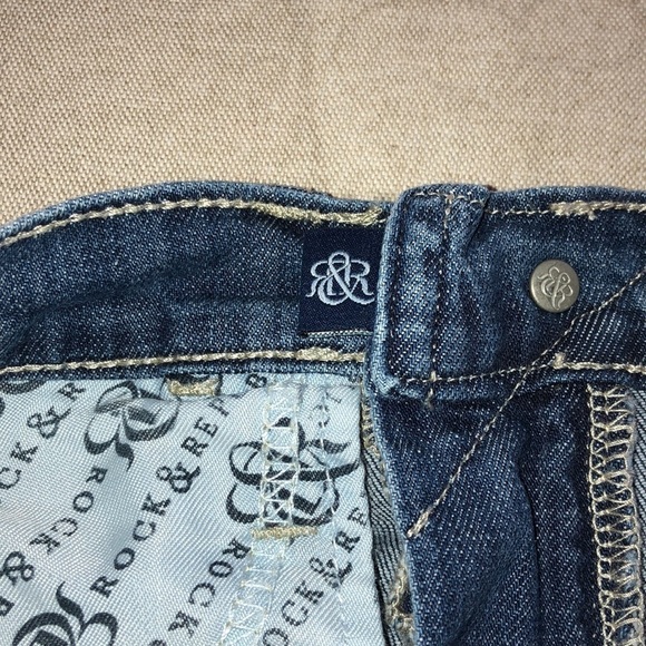 Rock & Republic Kendall Jeans Light Medium Wash Size 6 - Picture 8 of 8